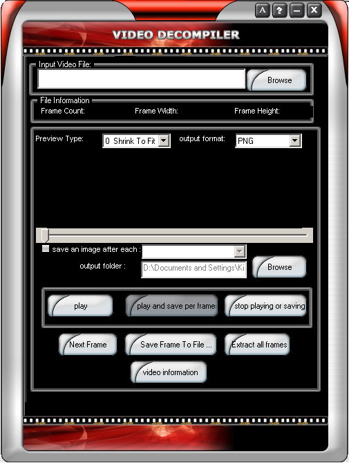 SC Free Video Decompiler Screenshot